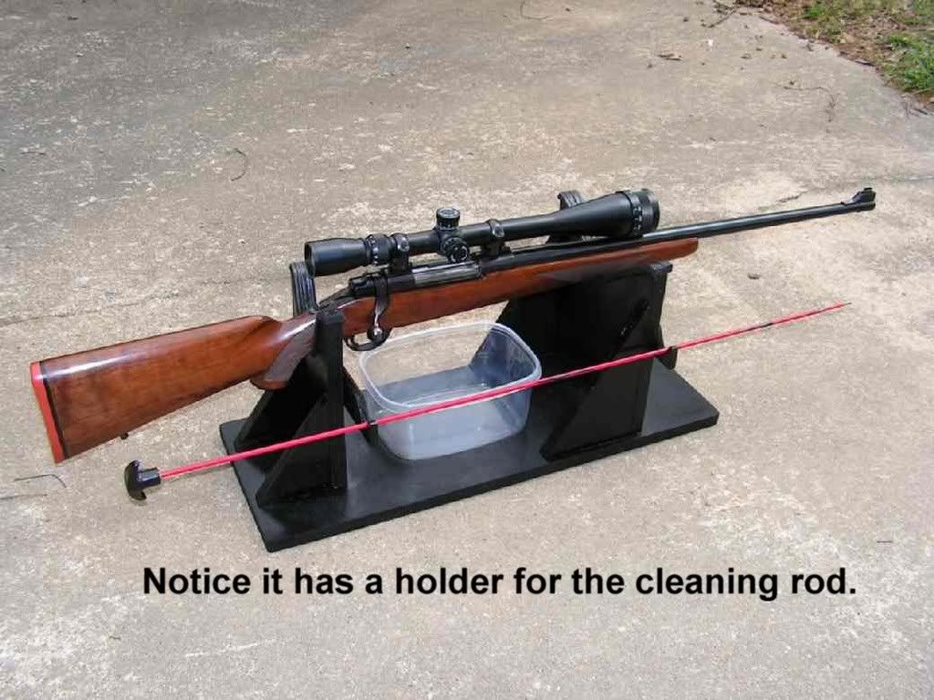 rifle cleaning/work cradle